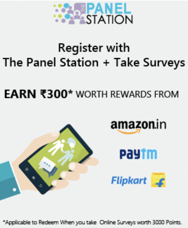 The Panel Station ₹300 Flipkart Gift Vouchers